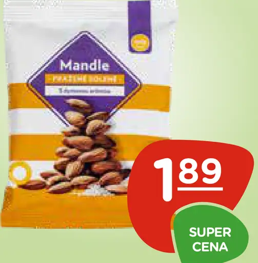 Terka mandle pražené solené