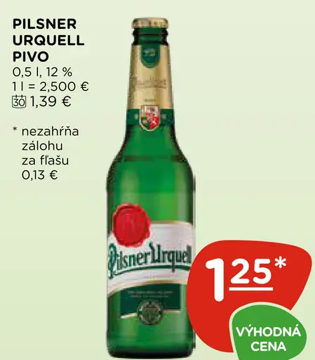 Pilsner Urquell pivo