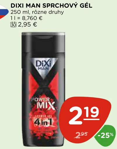 Dixi Man Sprchový gél