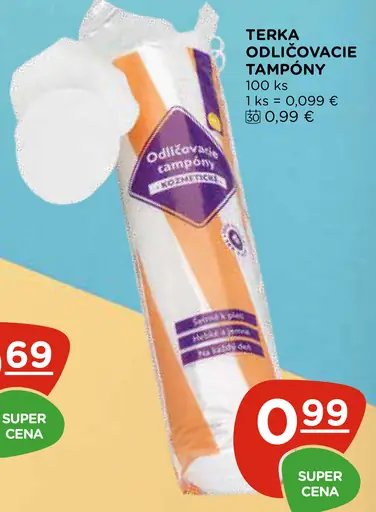 Terka odličovacie tampóny