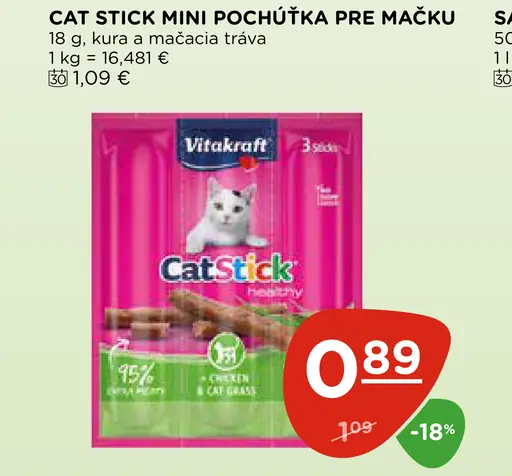 Vitakraft Cat Stick mini pochúťka pre mačku