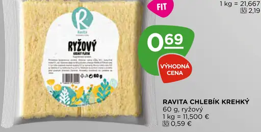 Ravita chlebík ryžový