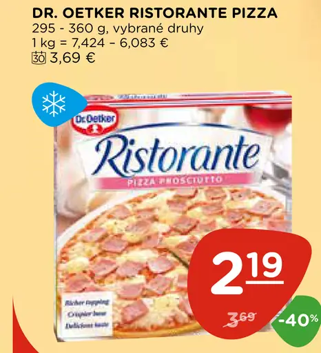 Dr. Oetker Ristorante Pizza Prosciutto