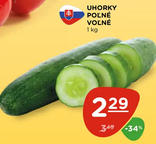 Uhorky poľné voľné