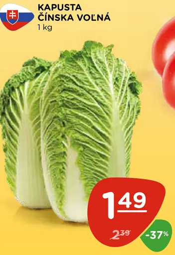 Kapusta čínska voľná