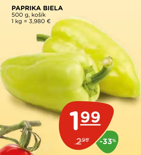 Paprika biela