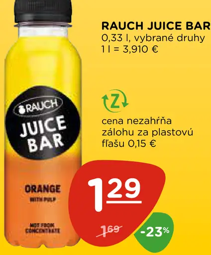Rauch Juice Bar Orange džús
