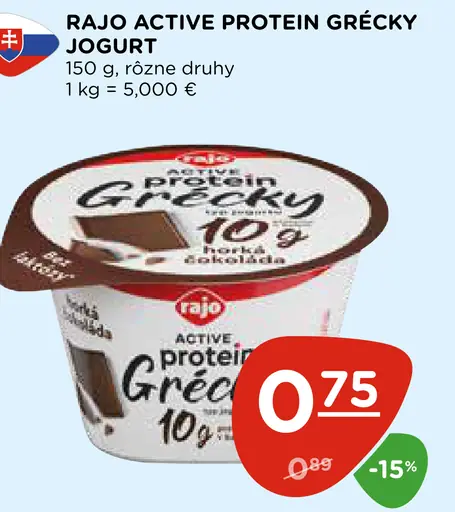 Rajo Active Protein Grécky jogurt