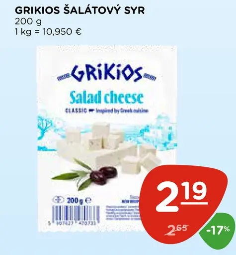 Grikios šalátový syr