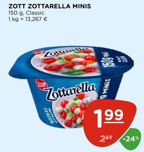 Zott Zottarella Minis classic