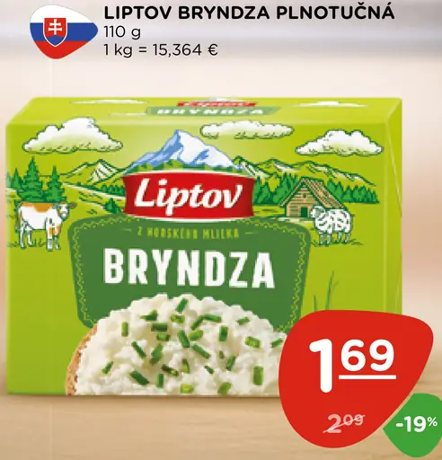 Liptov Bryndza Plnotučná