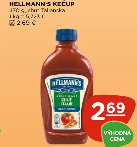 Hellmann's kečup chuť talianska