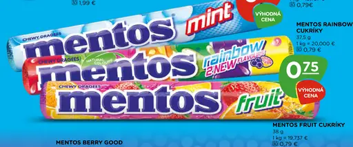 Mentos Rainbow cukríky