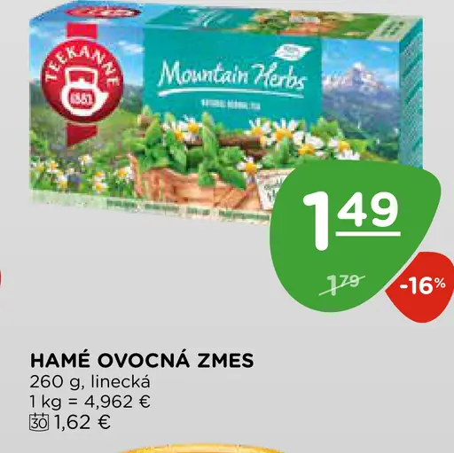 Hamé Ovocná linecká zmes