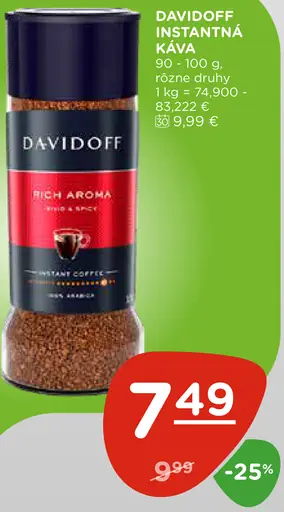 Davidoff Fine Aroma instantná káva