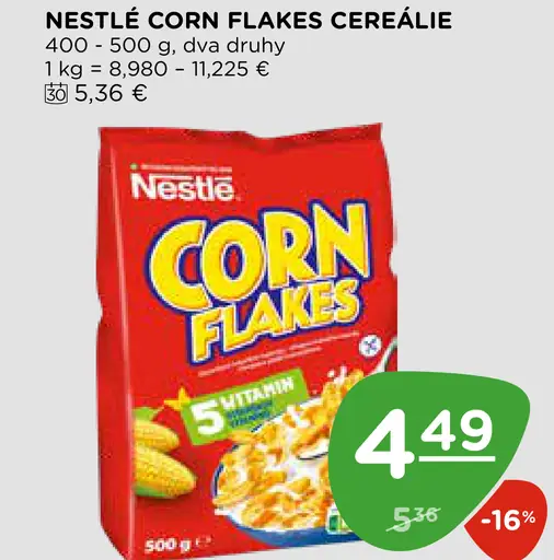 Nestlé Corn Flakes cereálie