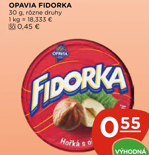 Opavia Fidorka Oblátka v čokoláde