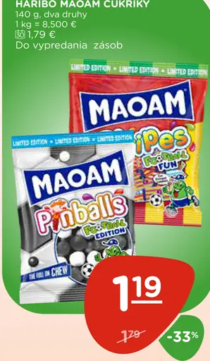 Haribo Maoam cukríky