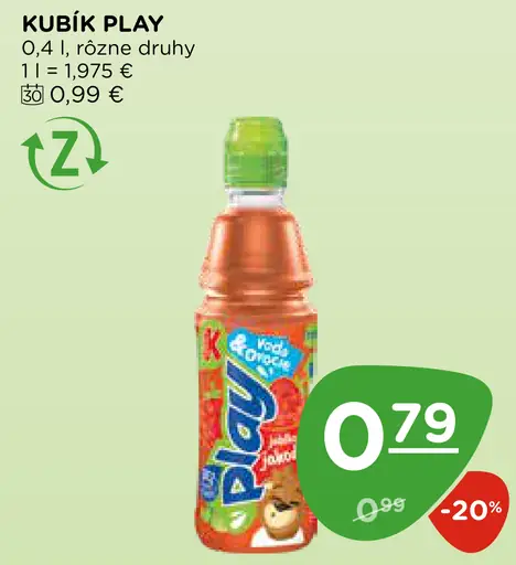 Kubík Play detský drink