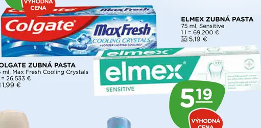 Elmex zubná pasta Sensitive