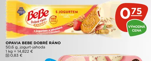 Opavia BeBe Dobré ráno s jogurtom a jahodami