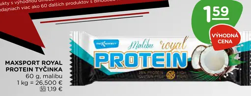 MAXSPORT Royal protein tyčinka