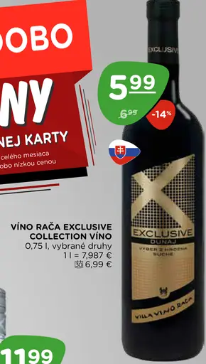 Vino Rača Exclusive Collection víno