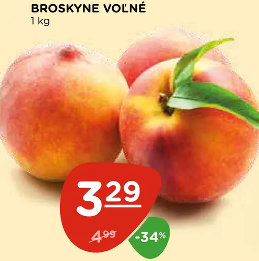 Broskyne voľné
