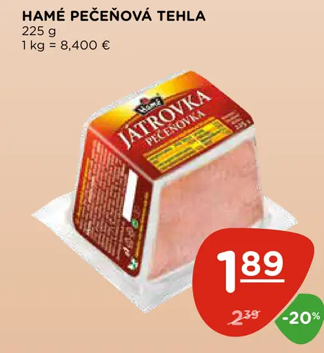 Hamé pečeňová tehla