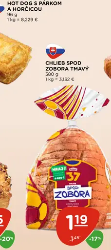 Hot Dog s párkom a horčicou pečivo