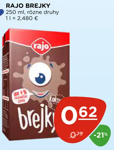 Rajo Brejky mliečny nápoj