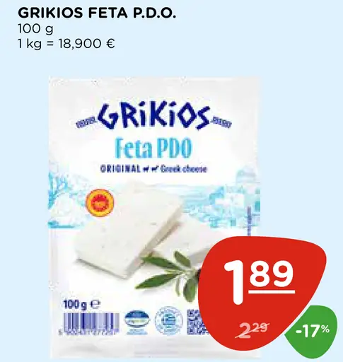 Grikios Feta syr PDO