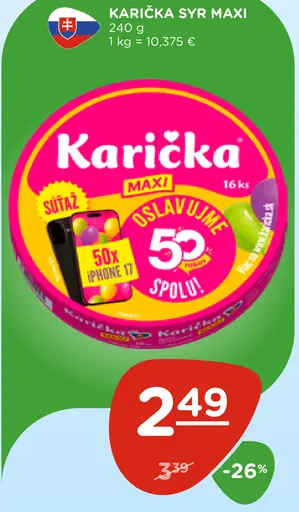 Karička syr Maxi