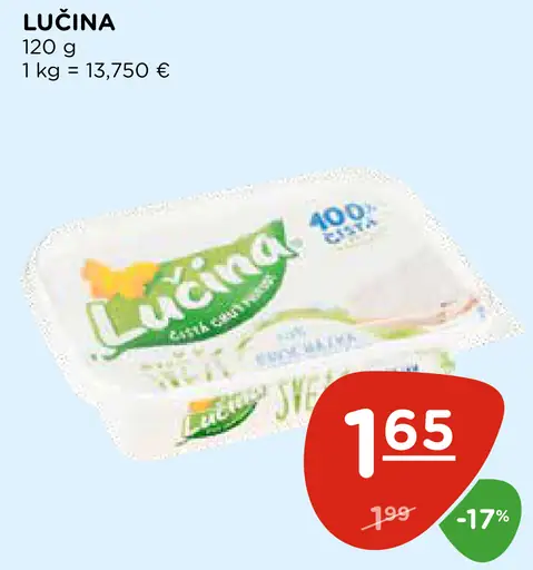 Lućina čerstvý smotanový syr