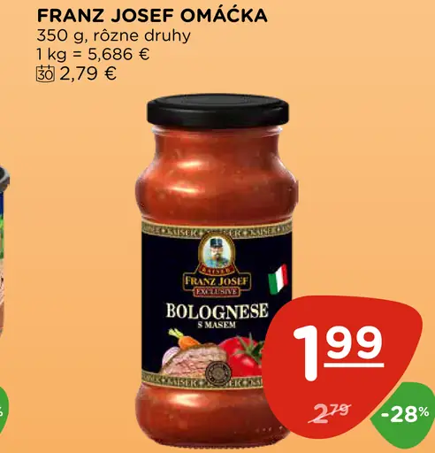 Franz Josef omáčka Bolognese