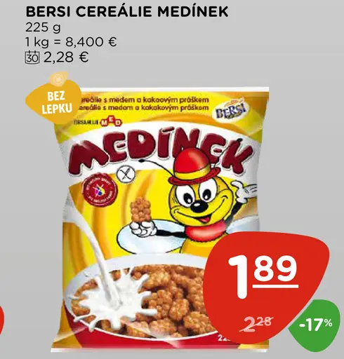 Bersi cereálie Medínek
