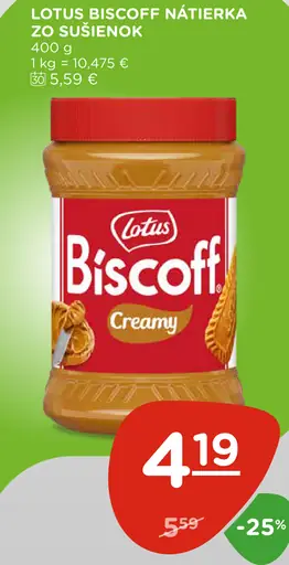 Lotus Biscoff Nátierka zo sušienok