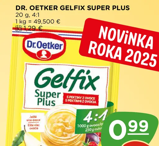Dr. Oetker extra želírovací cukor 2 : 1