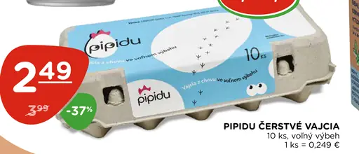 Pipidu čerstvé vajcia z voľného výbehu