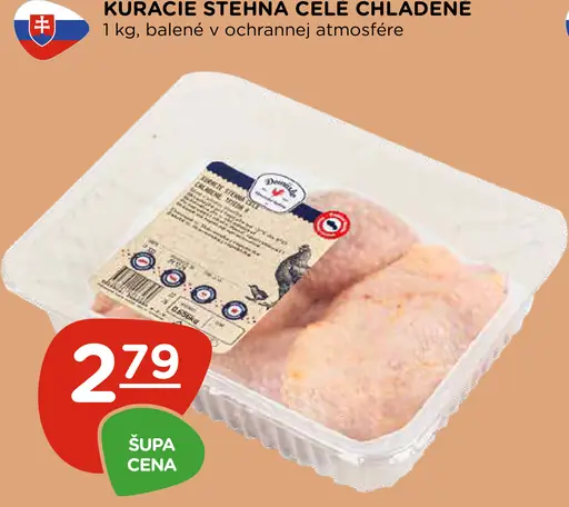 Kuracie stehná celé chladené