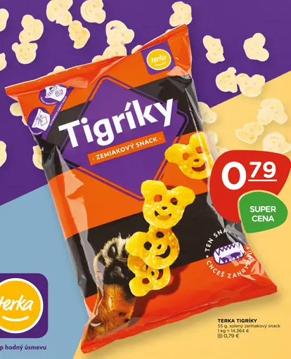 Terka Tigríky zemiakový snack
