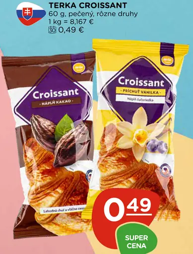 Terka Croissant pečený