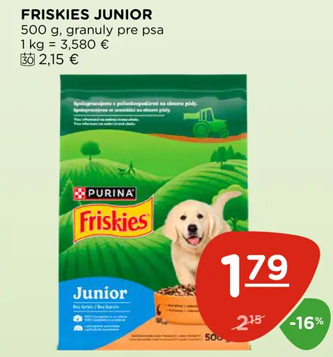 Friskies Junior granuly pre psa