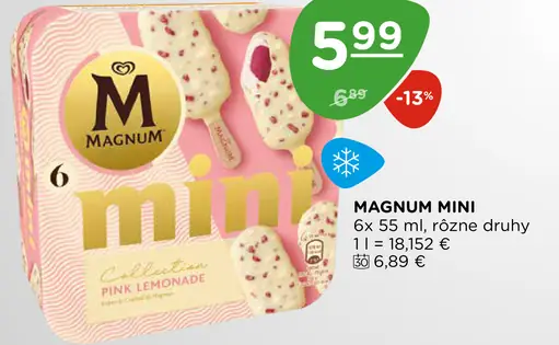 Magnum Mini Pink Lemonade nanuky