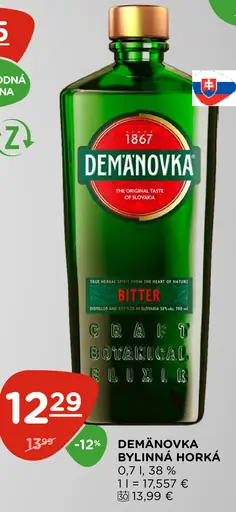 Demänovka bylinná horká
