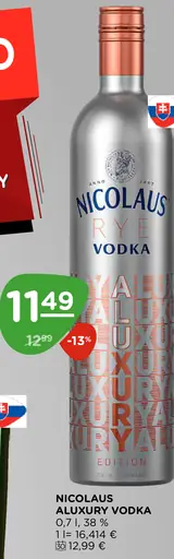 Nicolaus Aluxury vodka