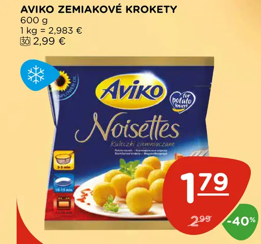 Aviko Zemiakové krokety
