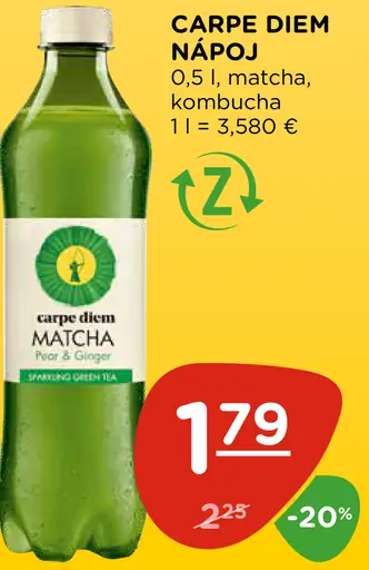 Carpe Diem nápoj kombucha