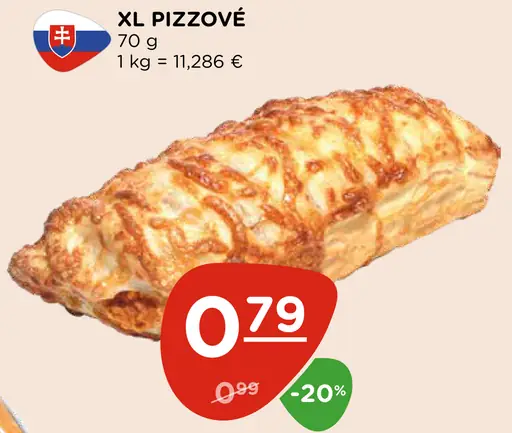 XL pizzové pečivo
