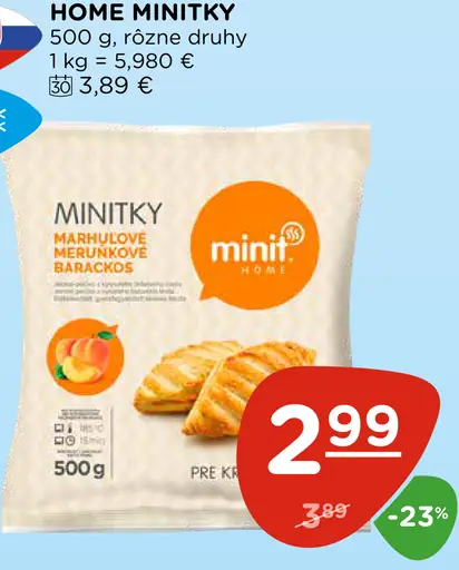 Home Minity marhuľovo-tvarohové taštičky